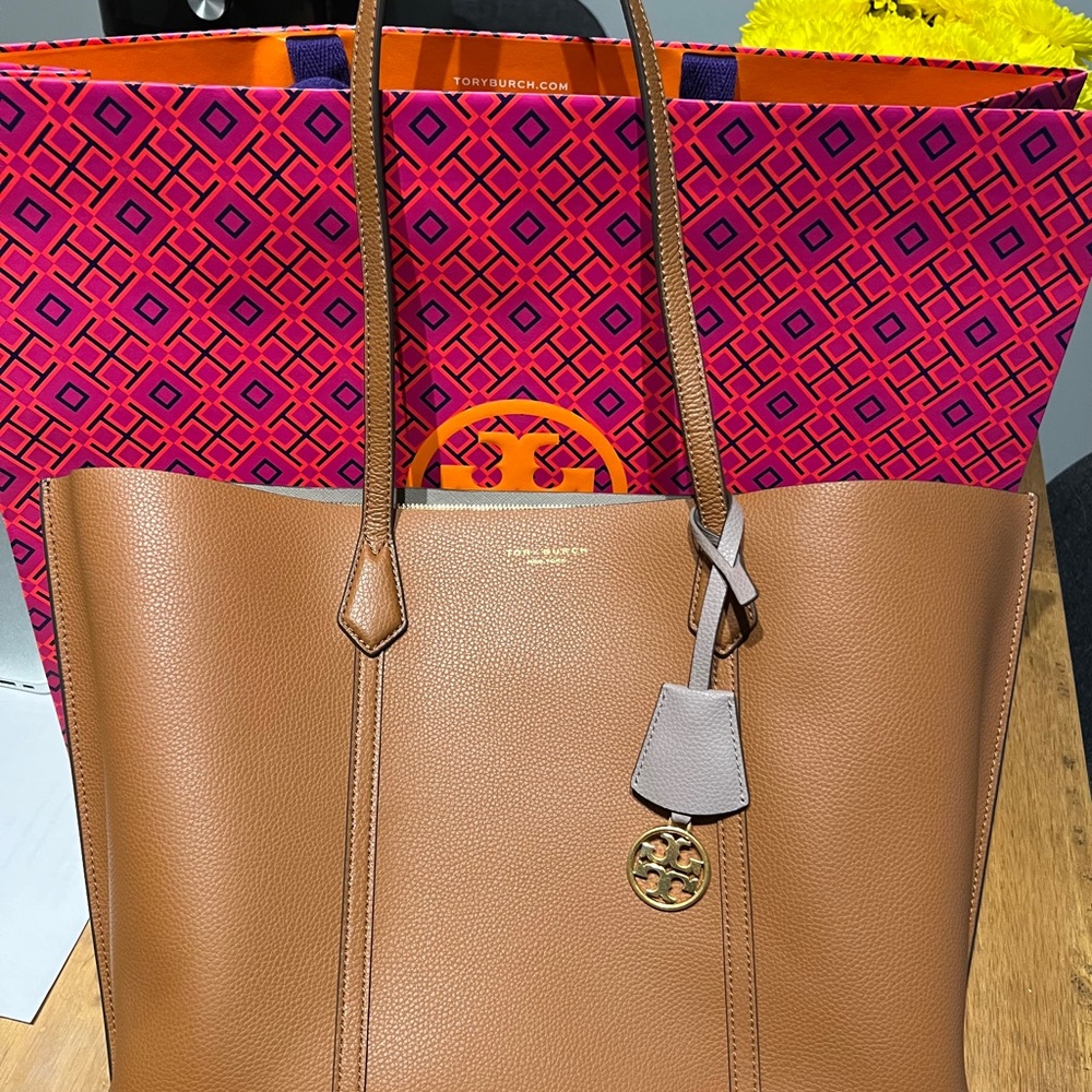 LIKE NEW Tory Burch Perry Triple-Compartment Tote